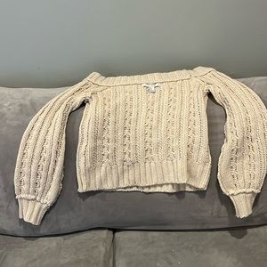 Cream forever 21 sweater